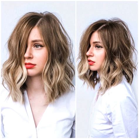 haircut ideas for shoulder length hair|More.